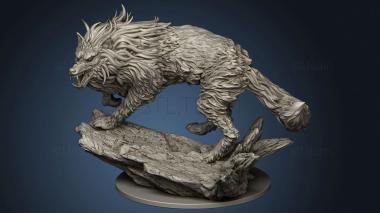 3D model Fenrir from rse Mythology (STL)