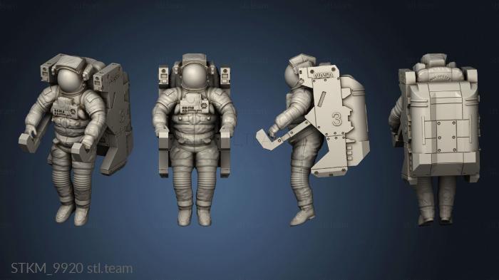 3D model NASA Astronaut Manned Maneuvering Unit EMU (STL)