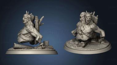 3D model Mad Mage Experiments Enemies Ettin (STL)