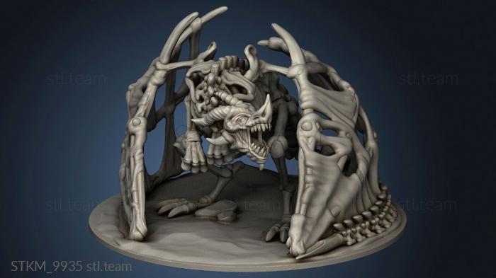 3D model Skeletal Dragonv in (STL)