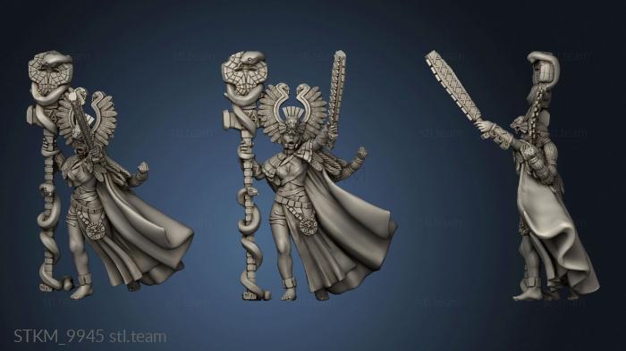 3D model Ogres and Amazons Itza the Totem Wielder (STL)