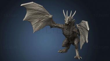 3D model Dragon figure (STL)