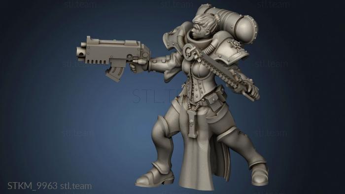 Battle Sisters Flamethrowers Bolter Sergeant