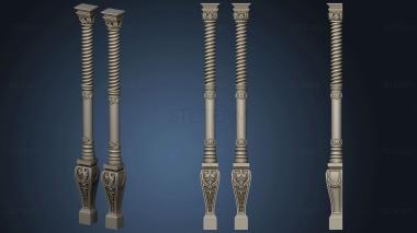 3D model Twisted column for the iconostasis (STL)