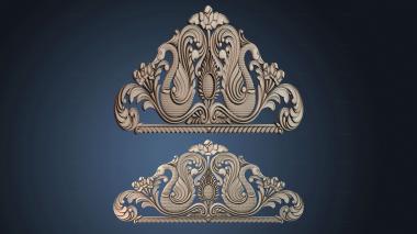 3D model Bed frame pattern (STL)