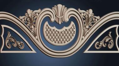 3D модель Выкройка каркаса кровати (STL)