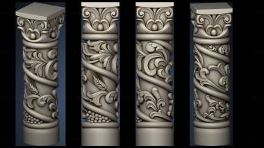 3D model Pillar new version (STL)