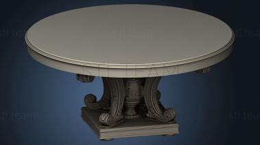 3D model Italian legged dining table (STL)