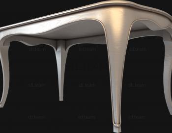 3D модель модель стола, 3d stl, для ЧПУ (STL)
