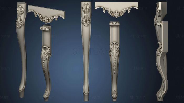 3D модель Царга и ножки (STL)