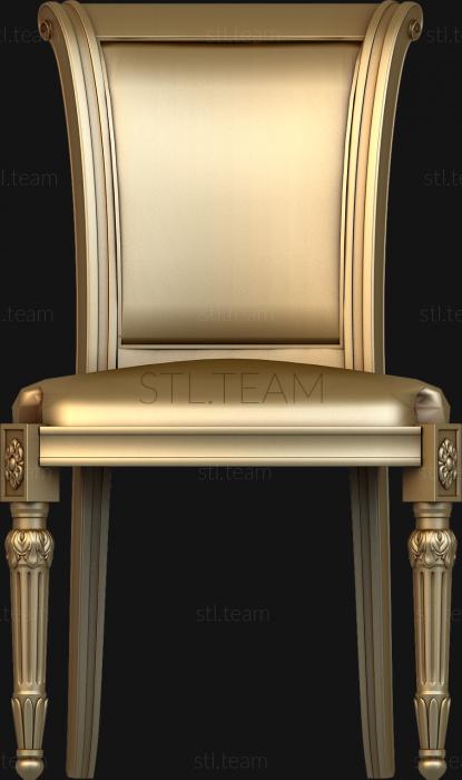 3D модель 3d stl модель стула, классика (STL)