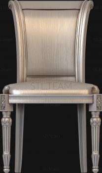 3D модель 3d stl модель стула, классика (STL)