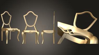 3D model Carved chair (STL)