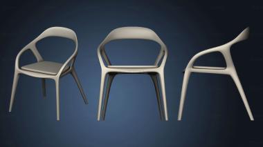 3D model Modern style chair (STL)