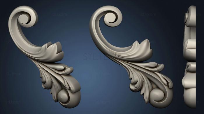 3D model The decor is carved (STL)