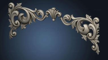 3D model Corner and central decors (STL)