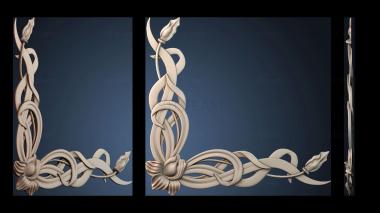 3D модель Угловой узор (STL)