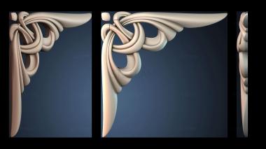 3D model Pattern in the corner (STL)