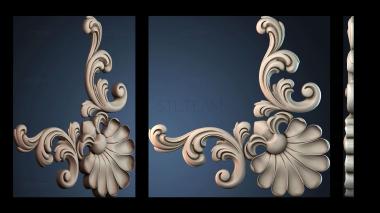 3D model Pattern in the corner (STL)