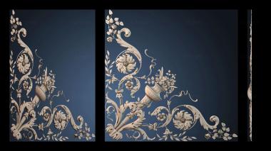 3D model Pattern in the corner (STL)