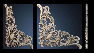 3D model Pattern in the corner (STL)