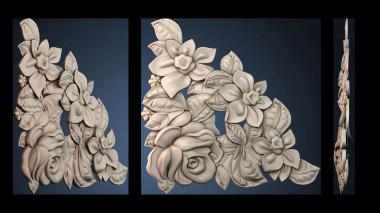 3D model Pattern in the corner (STL)