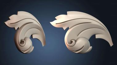 3D model Pattern in the corner (STL)