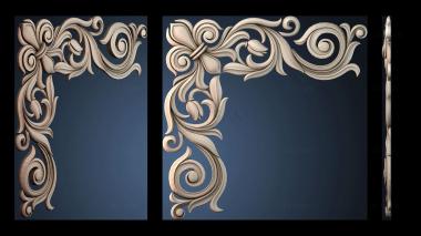 3D model Pattern in the corner (STL)