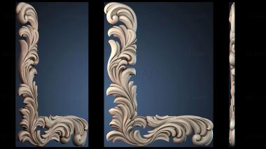 3D model Pattern in the corner (STL)