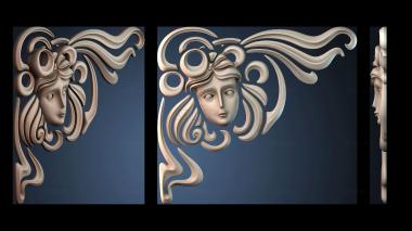 3D model Pattern in the corner (STL)