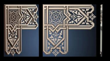 3D model Pattern in the corner (STL)