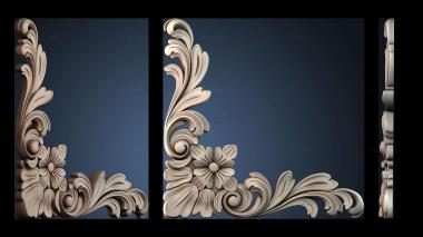 3D model Pattern in the corner (STL)