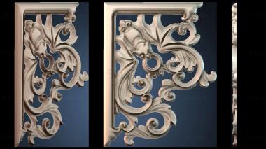 3D model Pattern in the corner (STL)