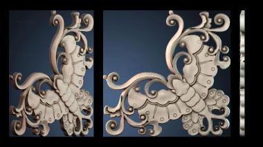 3D model Pattern in the corner (STL)