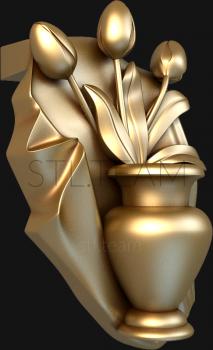 3D модель Тюльпаны (STL)