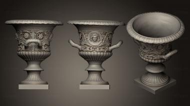 3D model Zinkguss Vase Loe Poly (STL)