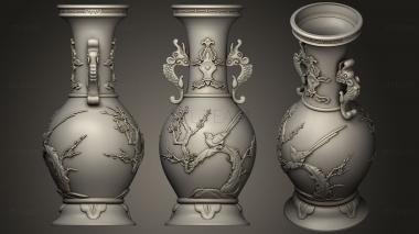 3D model Repair Of Chinese Fish Bird Vase (STL)