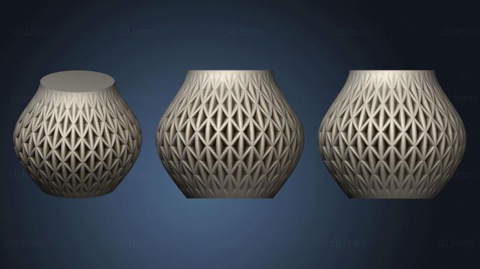 3D модель Еще одна Витая ваза (3) (STL)