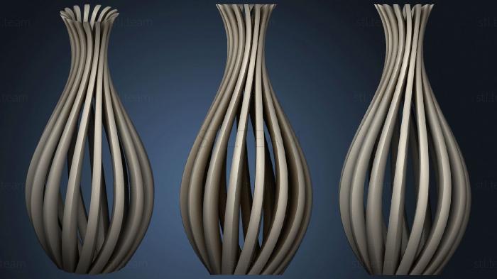 3D model Barred Vase (STL)