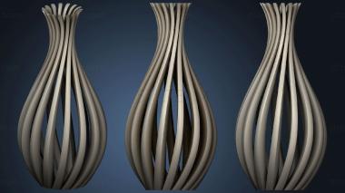 3D model Barred Vase (STL)
