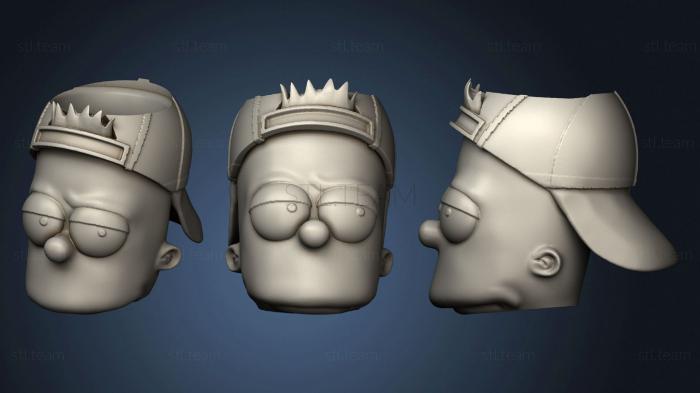 3D model Bart head mate (STL)