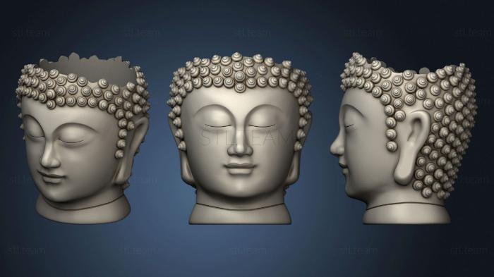3D model Buddha planter (STL)