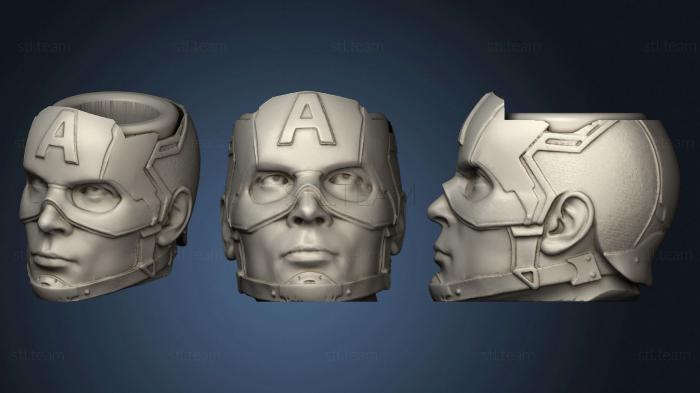 3D модель Капитан Америка, Помощник капитана (STL)