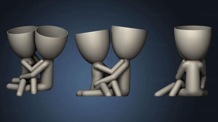 3D model Couple Vase (STL)