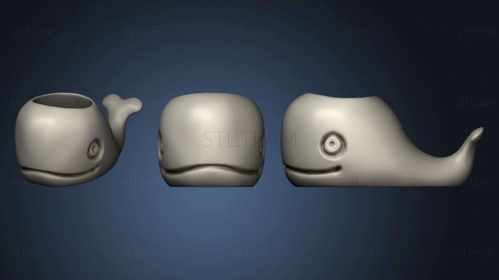 3D model Cute Whale Planter (STL)