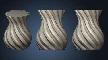 3D model Flower Vase Large Twist (STL)