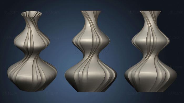 3D model Fluted Genie Vase (STL)