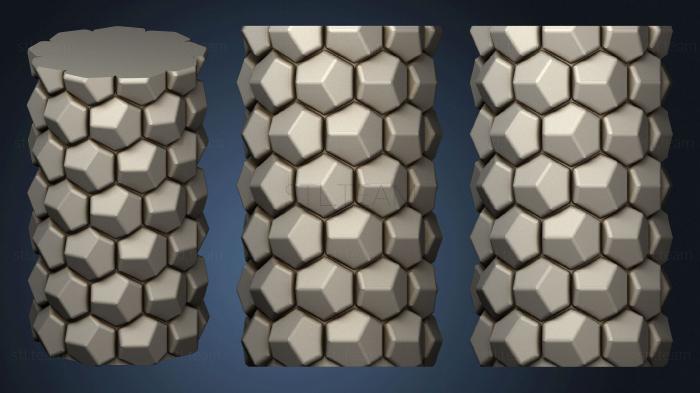 3D model Honeycomb Vase Parametric (2) (STL)