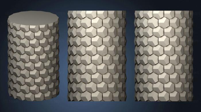 3D model Honeycomb Vase Parametric (14) (STL)