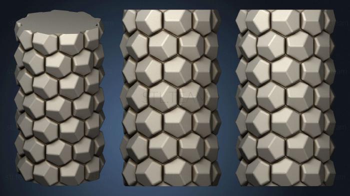 3D model Honeycomb Vase Parametric (26) (STL)